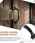 12 Pack 4 Inch Curved Door Pull Handles For Outdoor Warehouse Garage Shed Closet And Cabinet Smooth Burr Free Metal
