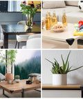 Black Plastic Corner Protectors For Furniture And Cabinets Heavy duty edge guards on tables for dings and scratches prevention.