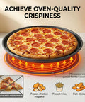 10 Inch Microwave Crisper Pan Turns Your Microwave Into A Fry Pan For Crispy Browning And Fast Even Cooking When Reheating Pizza
