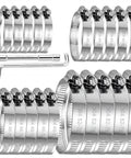 Top Notch 20-Piece Stainless Steel Hose Clamp Assortment Kit Ranging From 1-5/16 To 3 Inches Perfect For Intake Lines Pool Pumps Vacuums And Dust Collectors Durable 304 Steel For Home Or Pro Use, 304 stainless steel clamps with tools