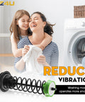 Washer Suspension Rod Kit 4 Pack Replacement For Whirlpool And Maytag Washers reducing vibration in laundry room