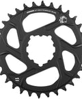 X Sync 2 Eagle Direct Mount Chainring 30T Boost 3mm Offset Built Tough From CNC Machined Aluminum For Lightweight Strength And High Precision, sleek black design