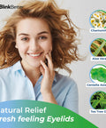 BlinkBetter Tea Tree Oil Eyelid Wipes, 60-count (3-pack) with chamomile, aloe vera, Centella Asiatica, tea tree oil