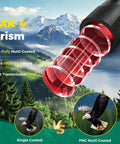 15x56 High Power Monocular Telescope With Smartphone Adapter And Tripod High Definition Optics BAK4 Prism lens detail