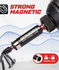 Impact Screwdriver Bits Set 217 Pieces All In One S2 Steel With Magnetic Bit Holder, strong magnetic hold on screws.