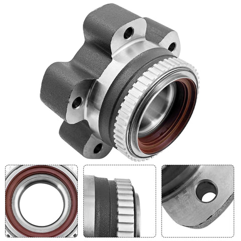 Rugged Rear Wheel Bearing Hub Assembly Replacement for Ford Transit 2015 to 2025, heavy-duty metal construction, multi-view