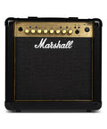 Front view of MG15GFX 15W Guitar Amplifier With Four Channels And Dope Built In Digital FX Featuring Chorus Phaser Flanger.