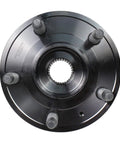 Front view of Front And Rear Wheel Bearing Hub Assembly 5 Lug With ABS Encoder For Cadillac CTS XTS Camaro Impala 2008-2019 Driver Or Passenger Side Easy Drop-In Replacement.