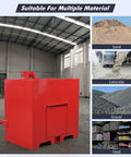 Beefy 800 Lb Capacity Tractor Ballast Box with Quick Hitch, Sliding Front Door, in warehouse, suitable for sand, concrete, gravel, steel