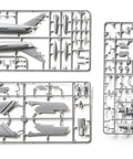 MiG-17F Fresco World War II Airplane Model Kit plastic parts on sprues, unassembled 1 to 72 scale, skill level two