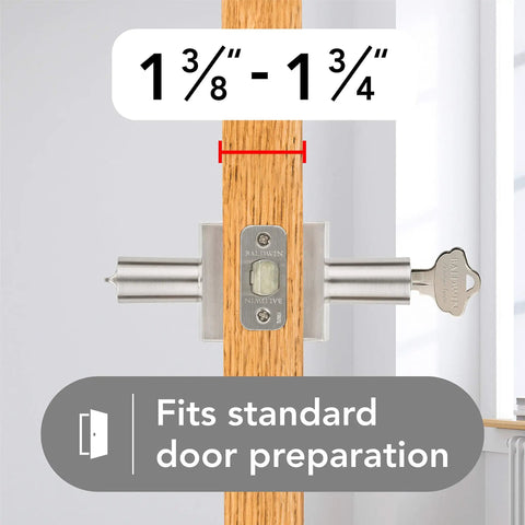 Spyglass Entry Door Handle Reversible Lever With Keyed Lock And SmartKey Rekey Technology fits standard doors