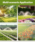 Multiple garden irrigation scenarios using 20 Pack 1/2 Inch Drip Irrigation Barbed End Plug Fittings And End Cap Connectors For 1/2 Inch Tubing 0.520 To 0.650 ID OD Garden Lawn Irrigation System No Fuss Setup