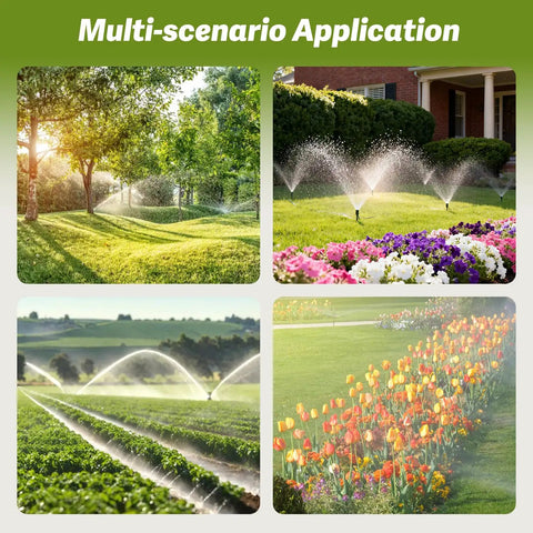 Multiple garden irrigation scenarios using 20 Pack 1/2 Inch Drip Irrigation Barbed End Plug Fittings And End Cap Connectors For 1/2 Inch Tubing 0.520 To 0.650 ID OD Garden Lawn Irrigation System No Fuss Setup