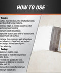 Instructions for Plaster Of Paris Dry Mix White 4 Lb Tub For Interior Wall And Ceiling Repairs Sets Hard In 20 To 30 Minutes