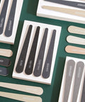 Model Sanding Sticks Set With 20 Pieces For Plastic Models And 3D Prints, Assorted Grits, Water Drop Style on green surface