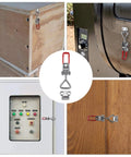 Heavy Duty Latch Kit With Adjustable Locking Catch For Rock Solid Hold on wood and industrial equipment