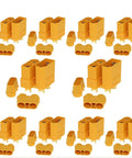 XT90 Bullet Connectors 10 Pair Set For RC Lipo Batteries And Motors, Male And Female Power Plugs, High Temperature Resistant