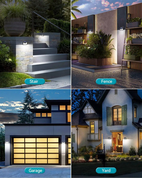Ultra Bright 140 LEDs Solar Lights Outdoor 2 Pack Motion Sensor Wall Lights Zero Wiring Drama Ip65 Waterproof Heavy Duty Weather Resistant Lighting For Deck Fence Patio Pathway Yard