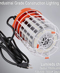 100W LED Temporary Work Light With 14000 Lumens Of Bright 5000K White Light Portable Plug In Flood Lamp for Job Sites