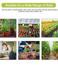 Gardening scenes showcasing 4 In 1 Soil Test Kit With Moisture Meter PH Meter Fertility And Sunlight Meter For Indoor Outdoor use