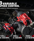Cordless Impact Wrench Half Inch Drive Built For Tough Jobs 1475 Ft Lbs Breakaway Torque Beast Power in engine bay