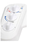 Close-up of control panel on BB270 Dual Nozzle Bidet Attachment For Toilet Seat With Warm And Cold Water Non Electric Posterior And Feminine Wash Easy Install Adjustable Water Pressure Simple DIY Upgrade