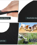 Close-up of 30 Pieces Weed Barrier Rings Non Woven Tree Mulch Protectors Black Thickened Landscape Fabric Round Garden Covers
