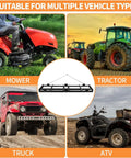 Heavy Duty Driveway Drag Harrow Grader With Chain For Gravel And Dirt Leveling Steel Lawn And Yard Drag for Mower Tractor Truck ATV
