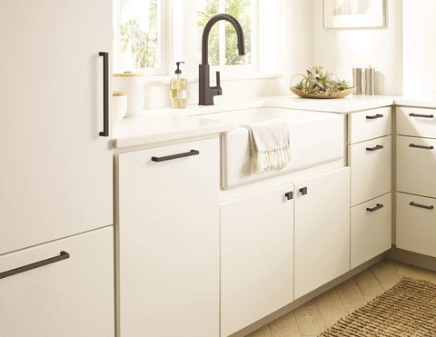 Oil Rubbed Bronze Cabinet Pull Monument Collection 5-1/16 Inch Center-To-Center in modern kitchen design
