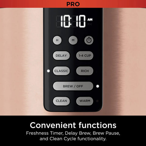 Programmable XL 14 Cup Barista Grade Coffee Maker Pro With Permanent Filter Classic Or Rich Brew Delay Brew Freshness Timer