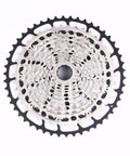 Beefy 12 Speed Mountain Bike Cassette 10 To 50 Tooth For MTB With XD Freehub Compatibility, top view showing gear teeth.