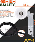 Dryer Repair Kit With Four Drum Rollers Belt And Pulley Replacement For Widely Used Front Load Dryers DC97-16782A 6602-001655 DC93-00634A Aftermarket Parts DIY Friendly Install, showing belt and pulley dimensions.