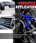 Thickened Silicone Heater Hose Kit With Five Clamps For Engine Coolant And Radiator Vacuum Lines in engine bay installation