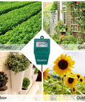 Soil Moisture Meter For Plants Indoor And Outdoor Hygrometer Moisture Sensor Plant Water Meter For Garden Farm Lawn No Battery Needed