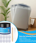Heavy Duty Pro Grade Washing Machine Damping Grease Kit With 10 Foam Inserts Reduces Vibration And Noise In Top Load Washers