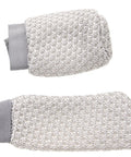 Get That Fresh And Breezy Fit With This Super Durable Gear Shift Knob Cover Kit Plus Breathable Brake Handle Grip Sleeve Made For Ultimate Comfort And Long lasting Style In Your Ride. gray knit shift knob and brake handle sleeve set
