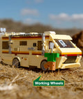 Breaking Bad RV Building Kit 477 Piece Dope Model Of Walter White Rolling Camper Van with secret lab and working wheels