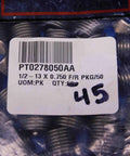 Forty Five Piece Set Of One Half Inch By Thirteen Threads Per Inch And Three Quarter Inch Inconel Helical Screw Thread Inserts in packaging.