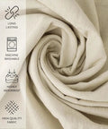Close-up of Thick Canvas Drop Cloth For Painting Pack Of Four Pro Grade 4x12 Feet Heavy Duty Canvas Tarp with double stitched edges