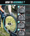 Step-by-step guide for installing 2 Pack Lightweight 29 Inch TPU Inner Tubes For Mountain Bikes 2.2 To 2.5 With 48mm Presta Valves