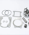 Yamaha Blaster 200 YFS200 Top End Kit with moly-coated piston, rings, gaskets, needle bearing, spark plug for direct fit replacement.