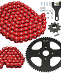 60 Tooth Sprocket 420 Mini Bike Chain Kit Replacement For Coleman CT200U CT200UEX BT200X Baja Warrior Massimo parts