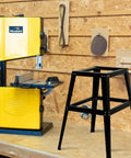 10 Inch Dual Speed Band Saw With Stand For Hardwood And Softwood Cutting 2360 FPM And 3000 FPM 4.3 Amp Benchtop Woodworking Saw