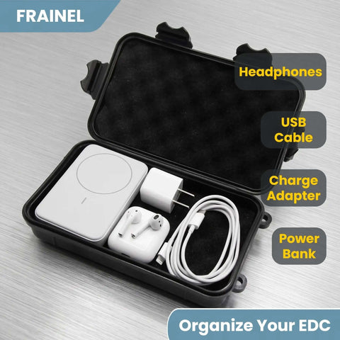 Beefy Rugged Storage Shell With Dense Foam Core Built To Lock Down 3.5 Hard Drives And Portable Ssds Plus Nvme Chips for EDC accessories