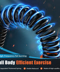 Cordless Battle Rope With Adjustable Resistance Springs For Weighted Training At Home in high-frequency fat burning mode.