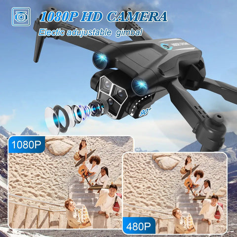 1080P HD Camera Mini Drone For Beginners And Adults With Two Batteries Carrying Case Stable Hover and Smooth Trajectory Flight