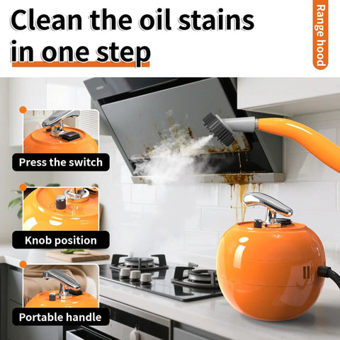 Beast 2000W Handheld Steam Cleaner With 248F Steam 1500ml Tank 6 Adjustable Settings cleaning kitchen range hood