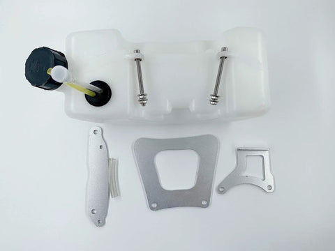 Retro Fit Gas Fuel Tank Kit for FS106 Trimmer with Mounting Accessories Replacement ABS Tank 4126 350 0400 pictured