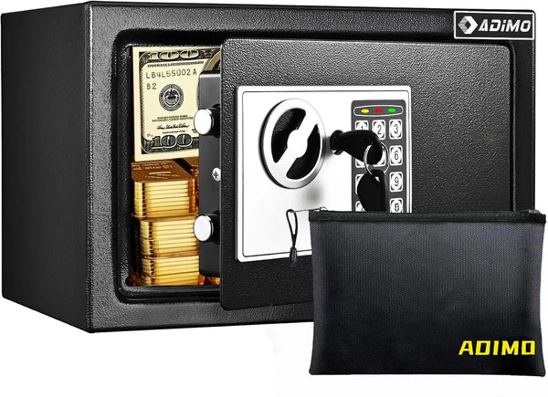 Sturdy Fireproof Dorm Safe With Wall Mount Kit ✓