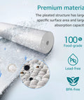 Whole House Sediment Filter 5 Micron Replacement For 10x2.5 Inch Systems Pack Of 6, premium food-grade material, BPA-free.